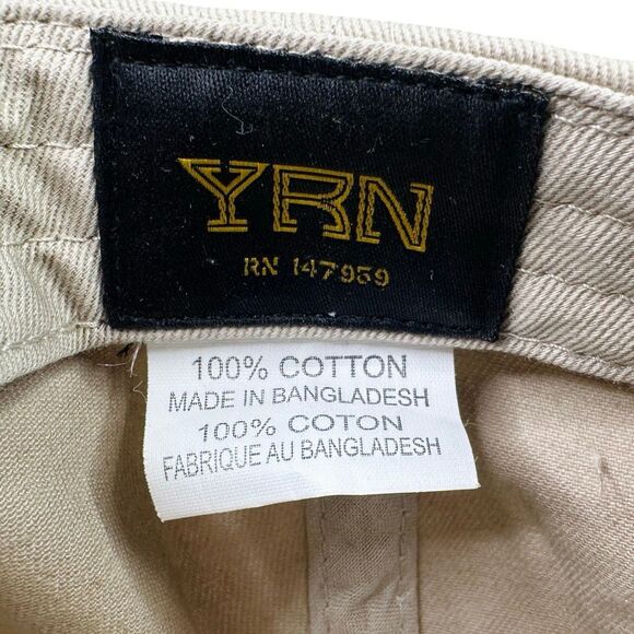 YRN Migos Tan Culture Embroidered Rose Strapback Hat - One Size - Picture 7 of 8